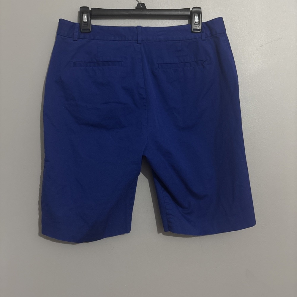 Polo Golf Ralph Lauren Knee Shorts Womens 10 Blue  Stretch Side Ladies‎ - Picture 4 of 6